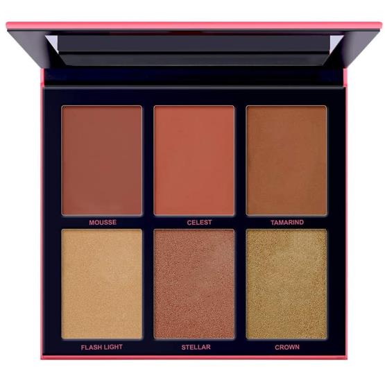 FOREVER52 CHEEK TO CHEEK BLUSH & HIGHLIGHTER PALETTE LLH002 GALAXY
